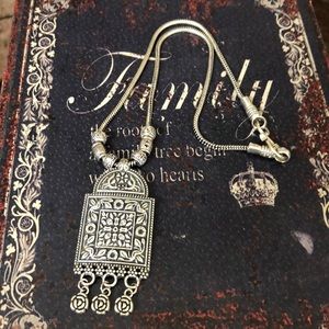 NWOT Oxidized Silver Necklace. Never worn